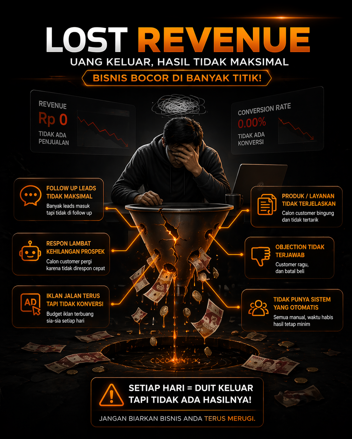 Ilustrasi Kehilangan Revenue
